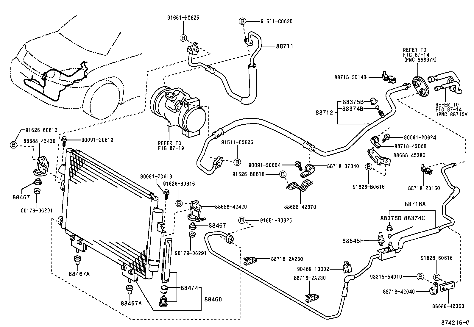  RAV4 |  HEATING AIR CONDITIONING COOLER PIPING