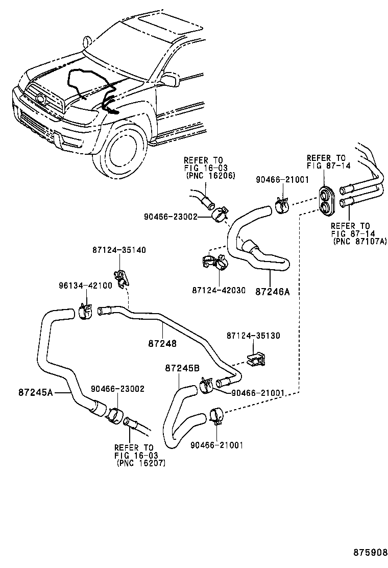  4RUNNER |  HEATING AIR CONDITIONING WATER PIPING