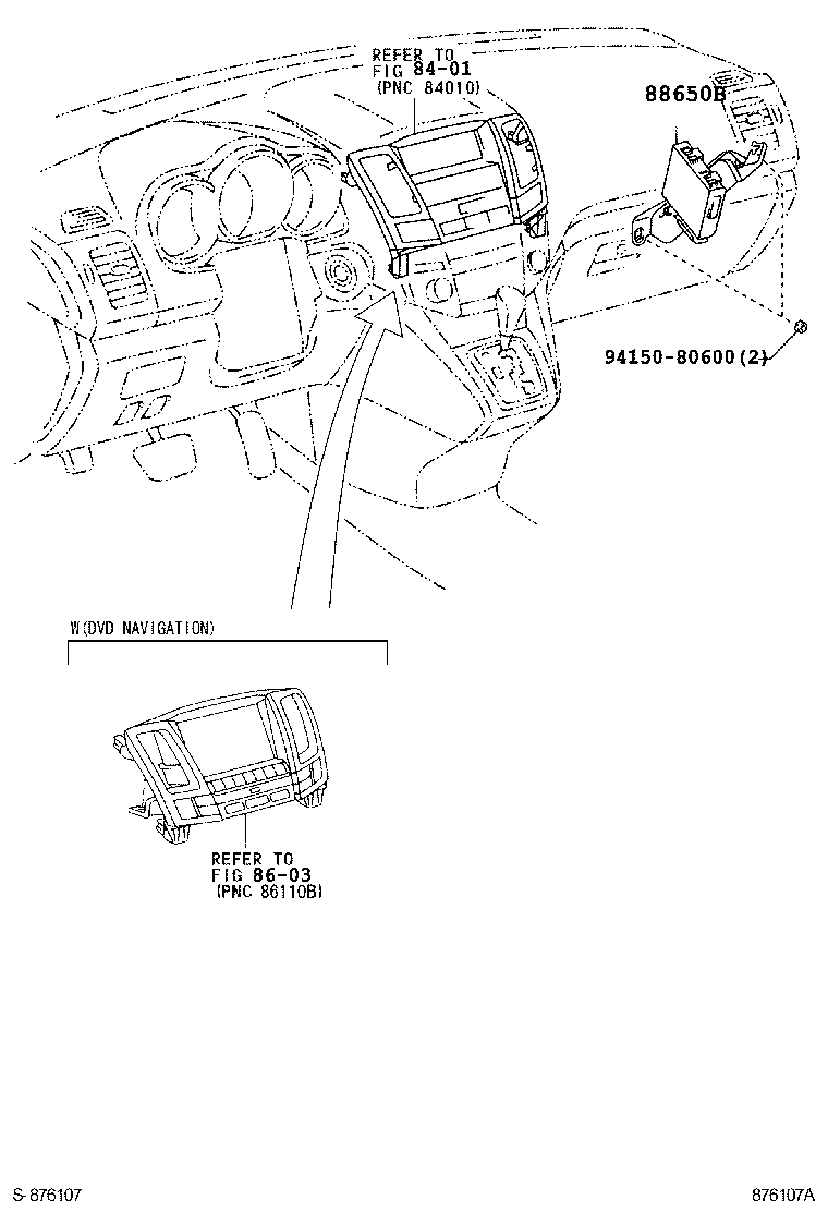  RX300 330 350 |  HEATING AIR CONDITIONING CONTROL AIR DUCT