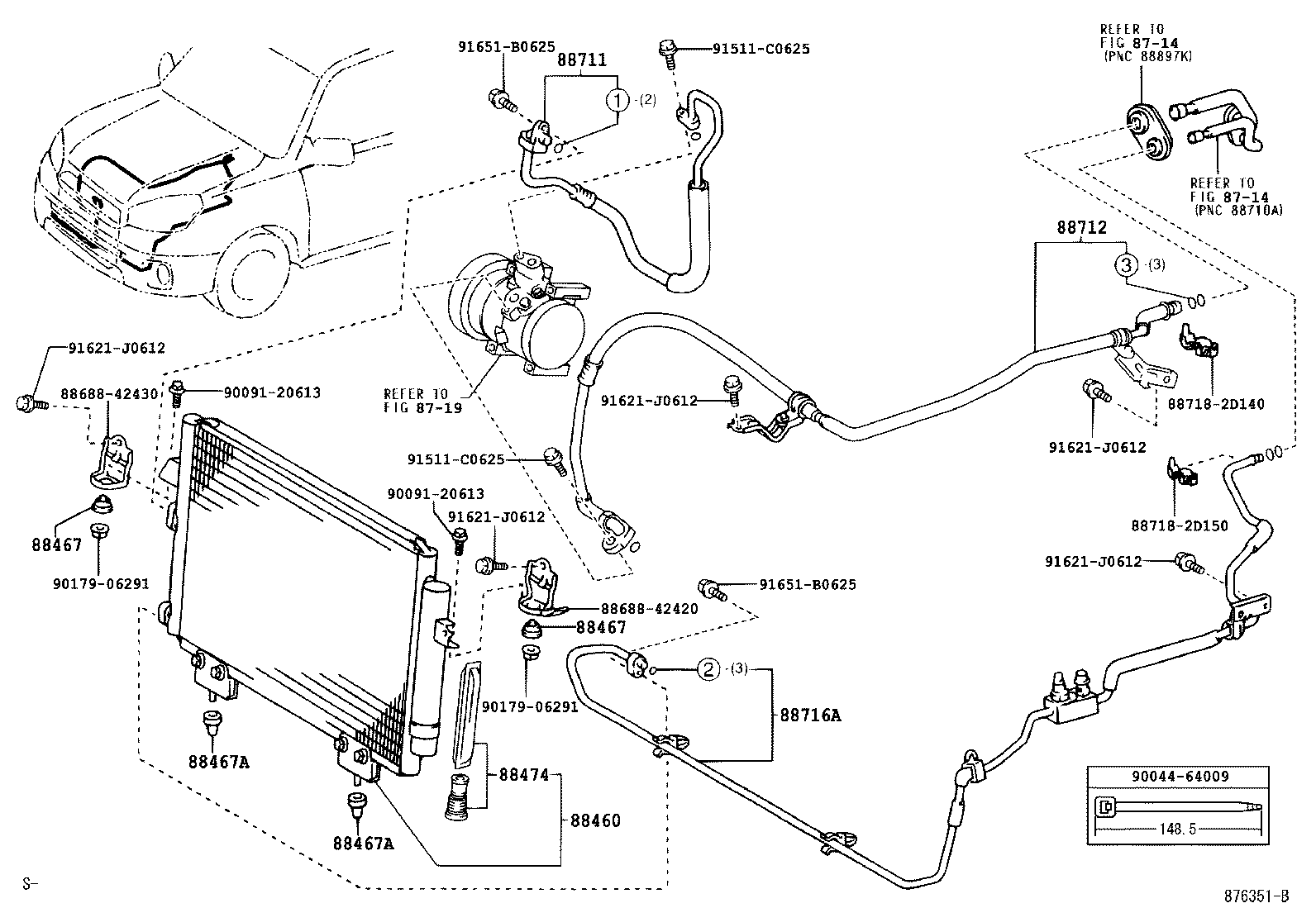  RAV4 |  HEATING AIR CONDITIONING COOLER PIPING