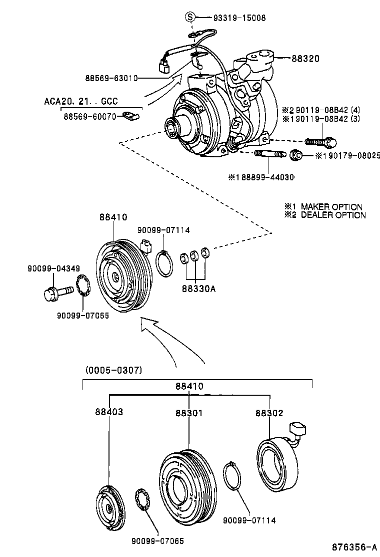  RAV4 |  HEATING AIR CONDITIONING COMPRESSOR