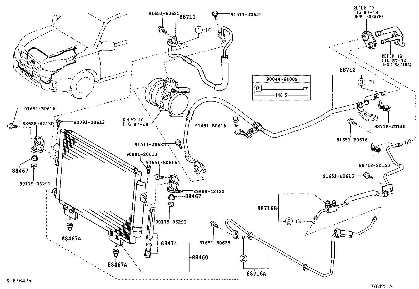  RAV4 |  HEATING AIR CONDITIONING COOLER PIPING