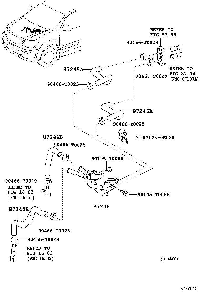  HILUX |  HEATING AIR CONDITIONING WATER PIPING