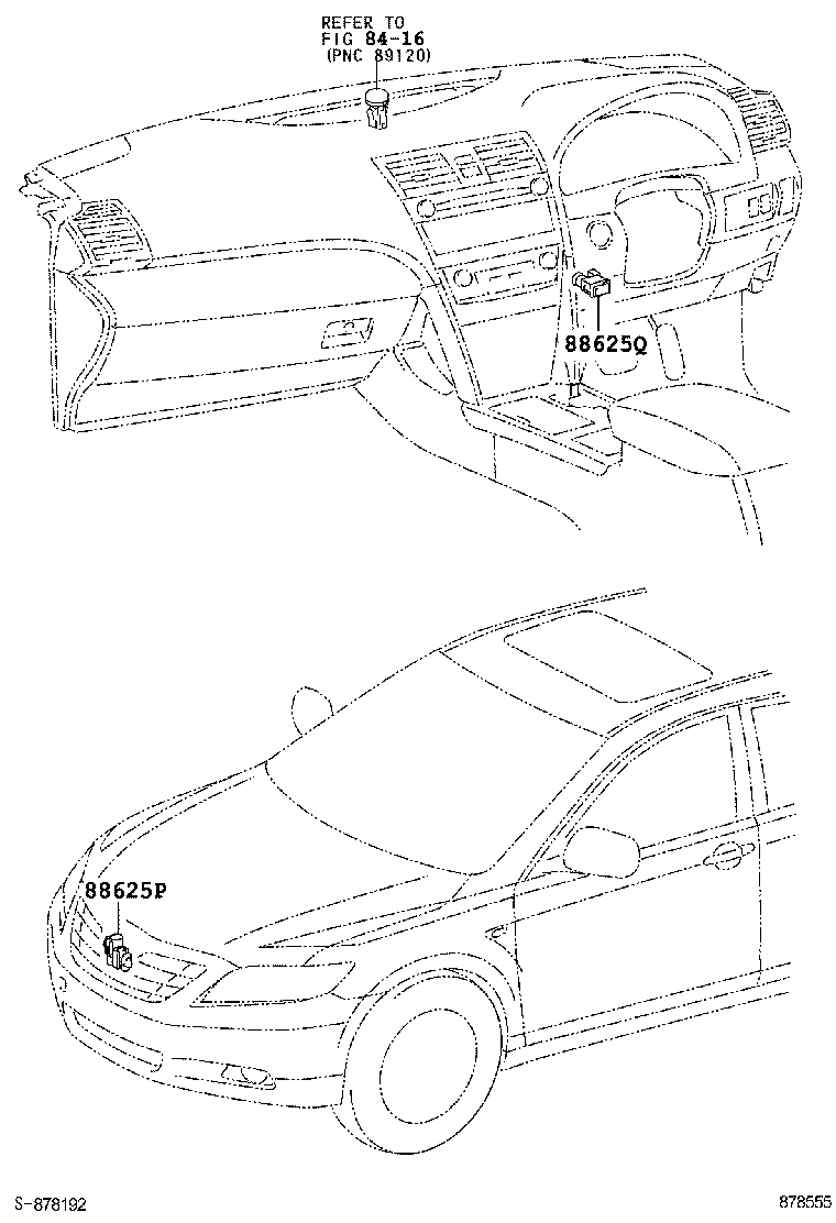  CAMRY AURION HV ARL |  HEATING AIR CONDITIONING CONTROL AIR DUCT