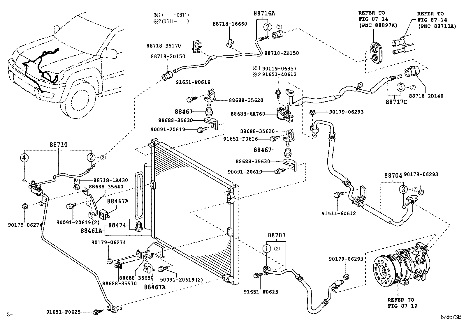  4RUNNER |  HEATING AIR CONDITIONING COOLER PIPING