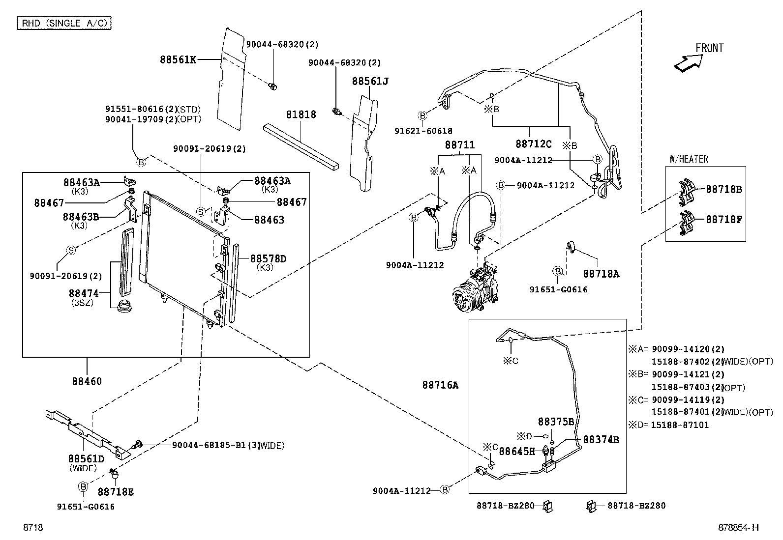 AVANZA | HEATING AIR CONDITIONING COOLER PIPING