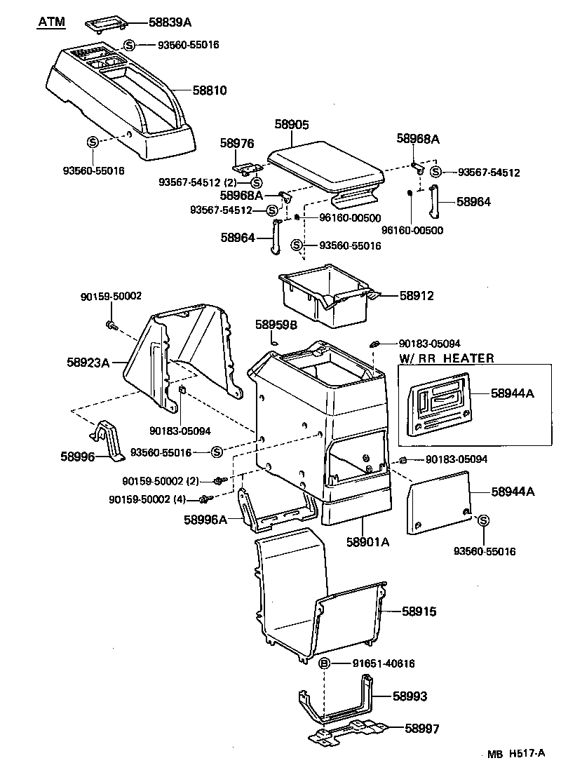  LAND CRUISER 70 |  CONSOLE BOX BRACKET