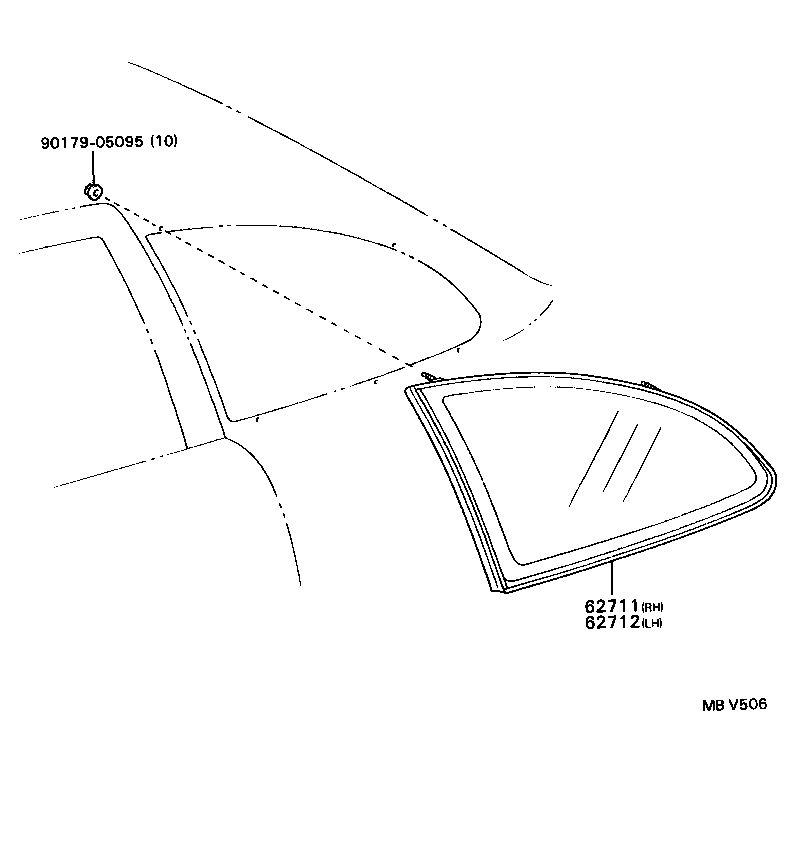  COROLLA |  QUARTER WINDOW