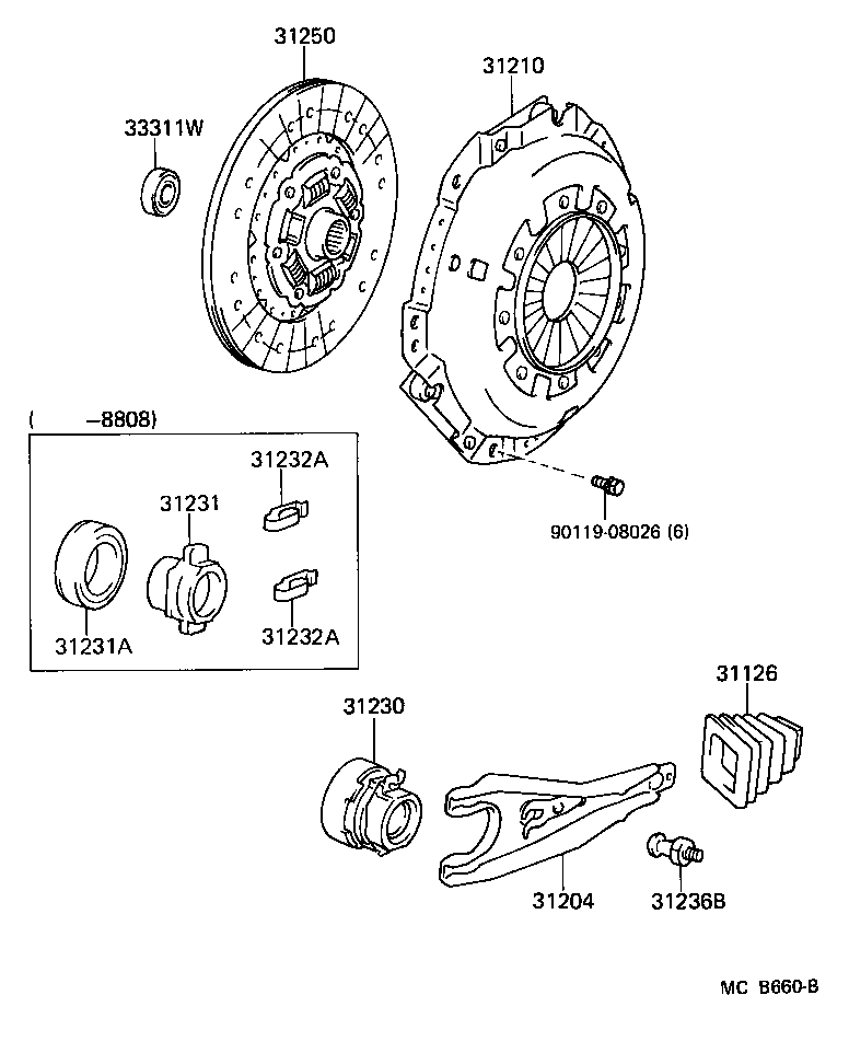  LAND CRUISER 70 |  CLUTCH RELEASE FORK