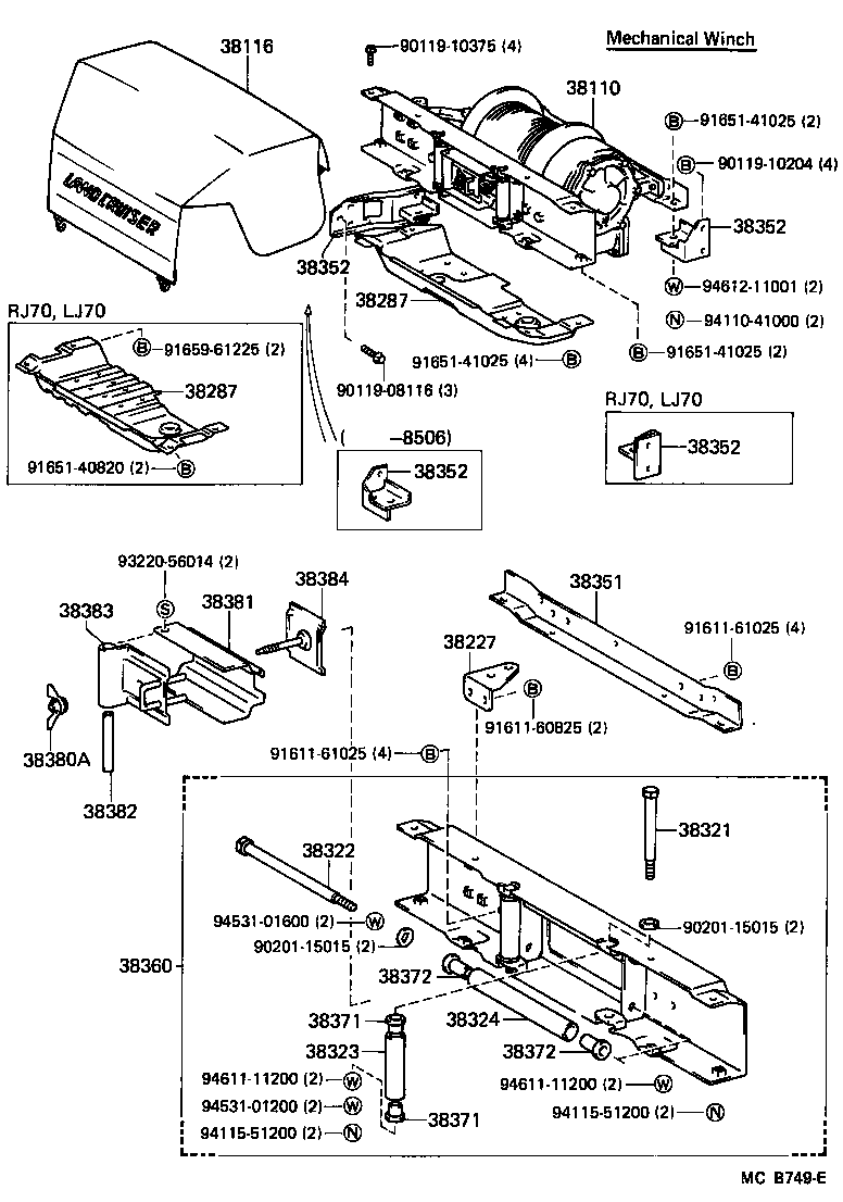  LAND CRUISER 70 |  WINCH