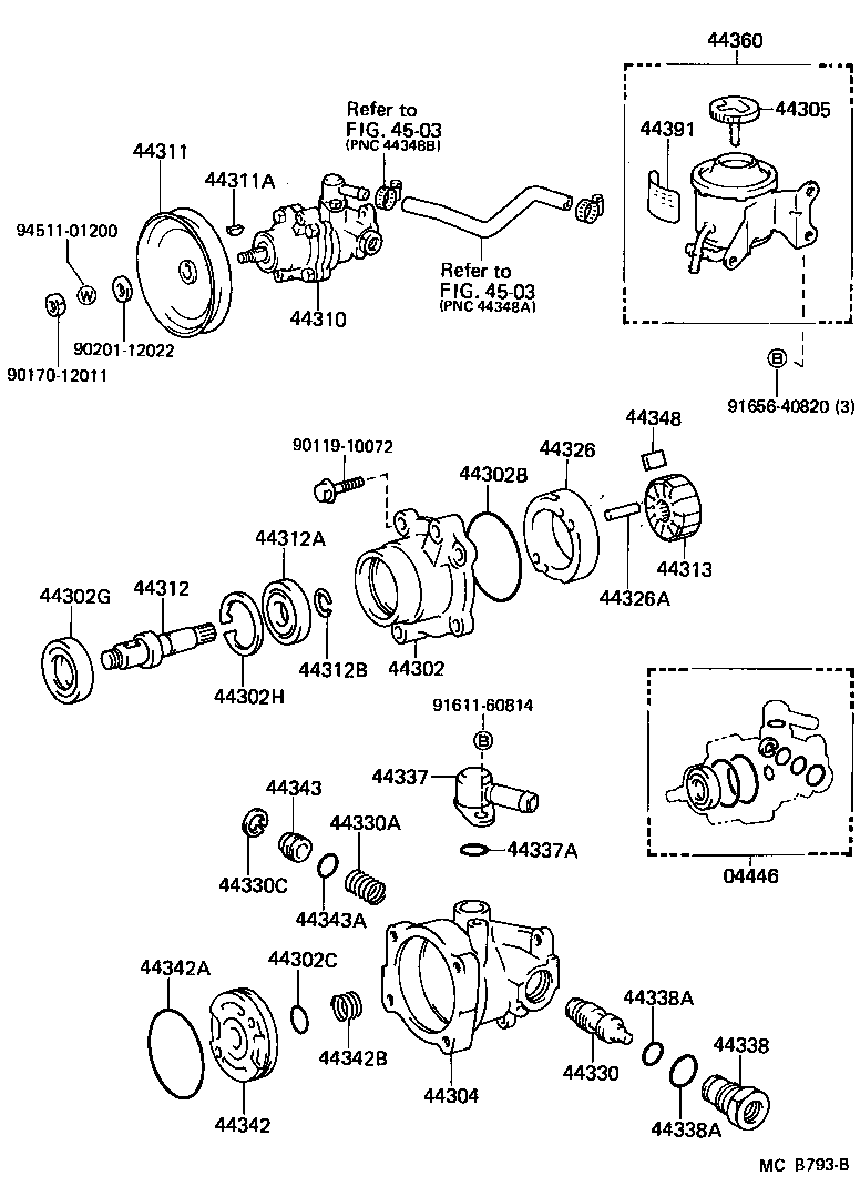  LAND CRUISER 70 |  VANE PUMP RESERVOIR POWER STEERING