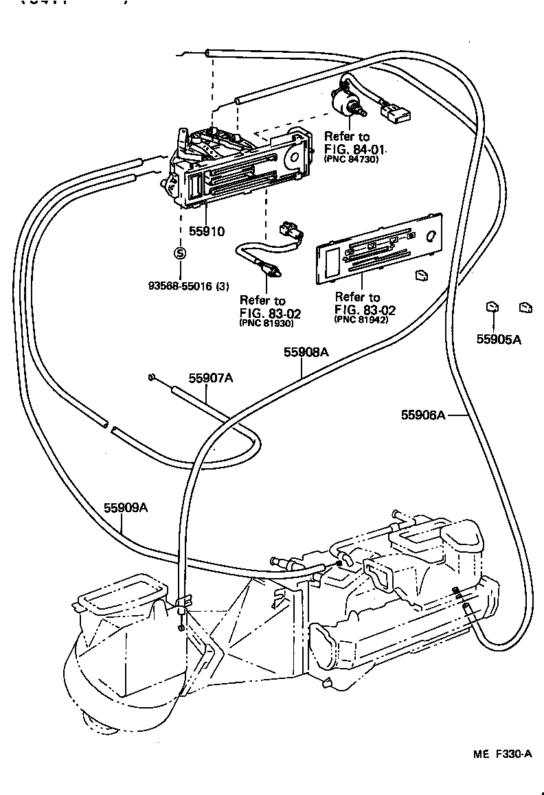  LAND CRUISER 70 |  HEATING AIR CONDITIONING CONTROL AIR DUCT