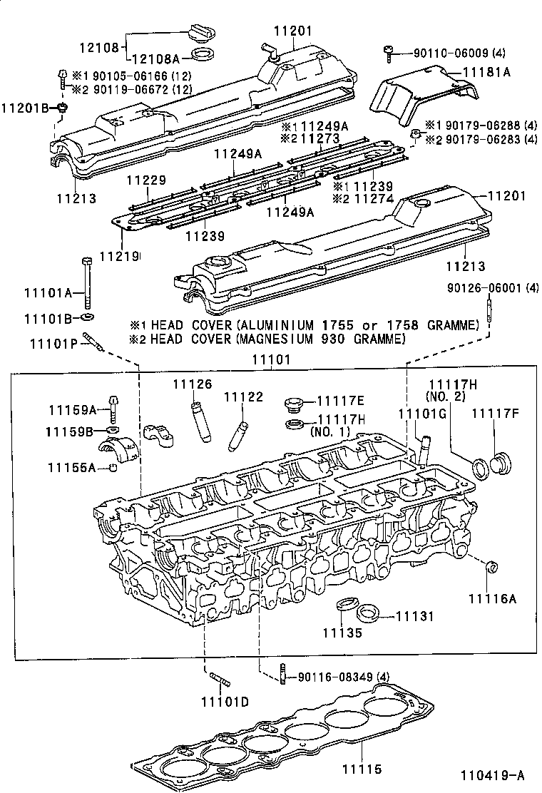  CROWN |  CYLINDER HEAD