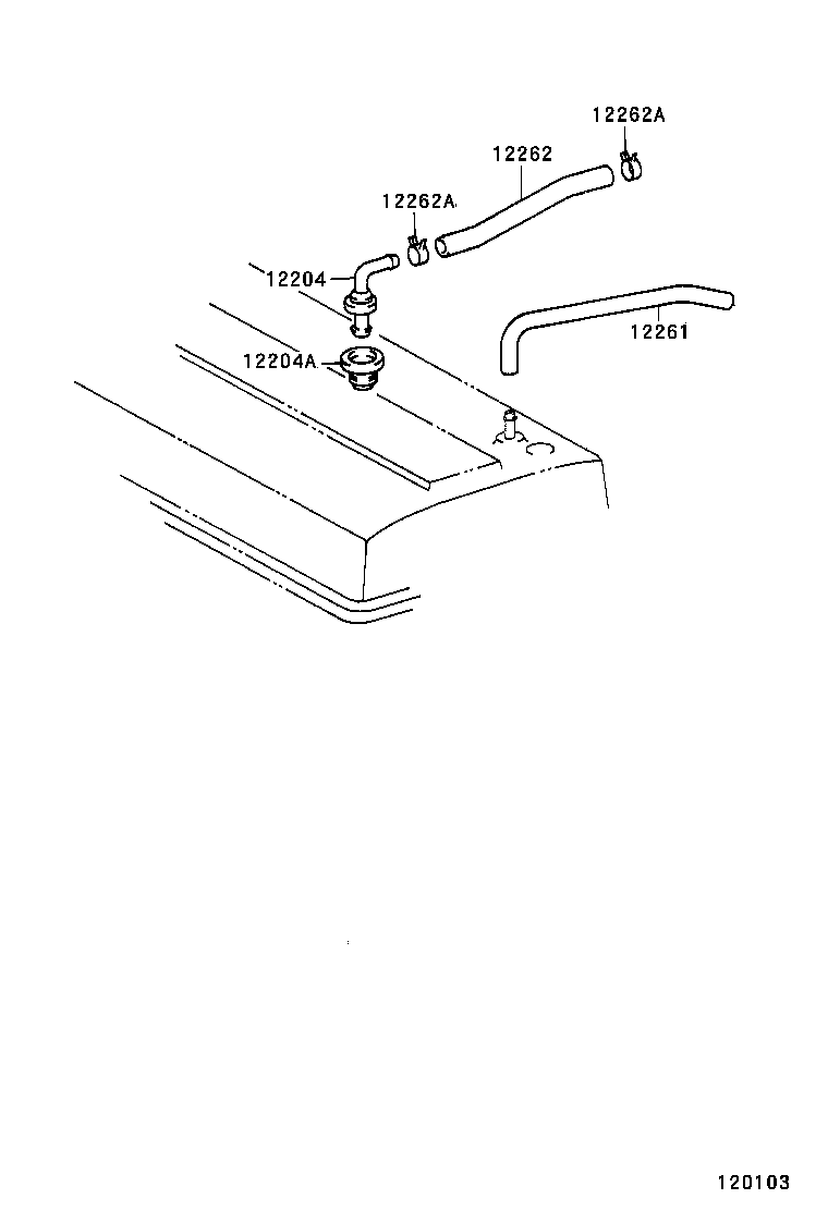  TERCEL |  VENTILATION HOSE