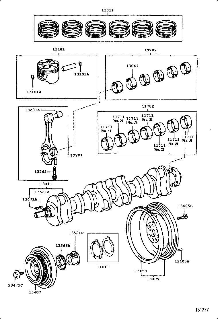  CROWN |  CRANKSHAFT PISTON