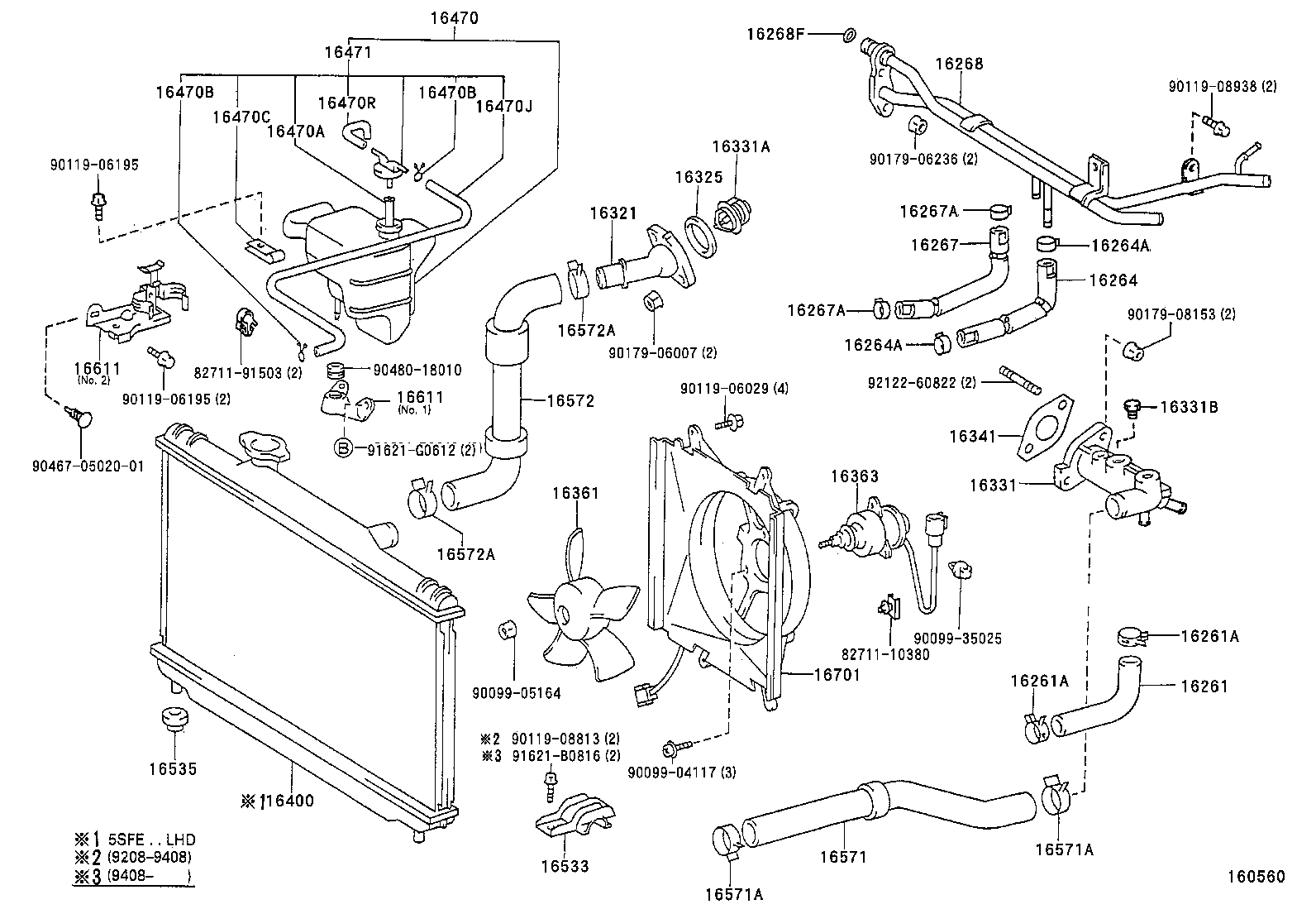  CAMRY JPP SED |  RADIATOR WATER OUTLET