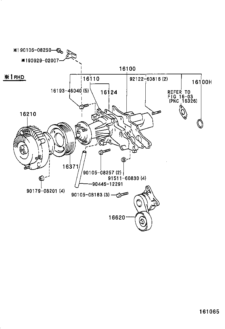  CROWN |  WATER PUMP