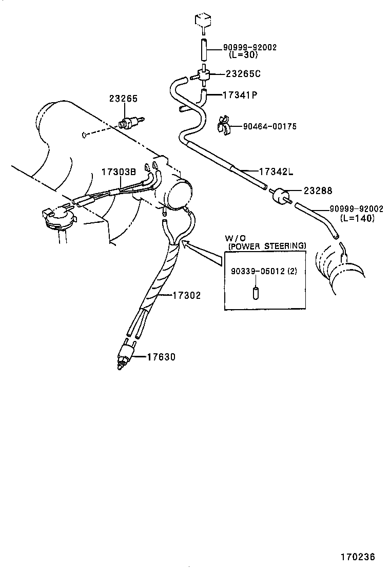  TERCEL |  VACUUM PIPING