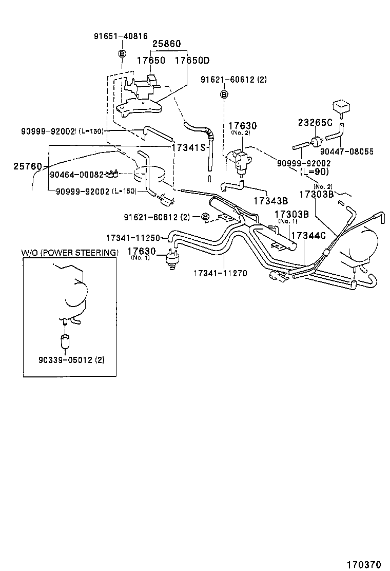  TERCEL |  VACUUM PIPING