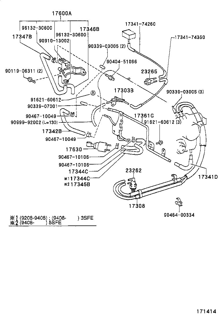  CAMRY JPP SED |  VACUUM PIPING