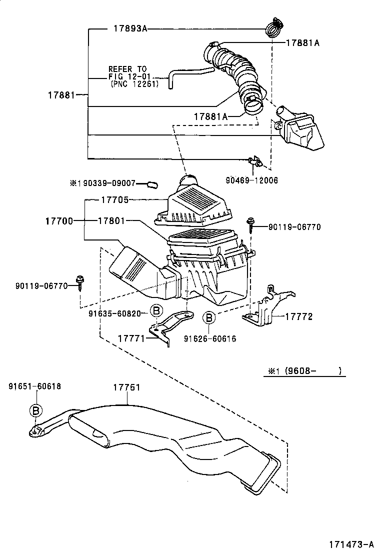  TERCEL |  AIR CLEANER