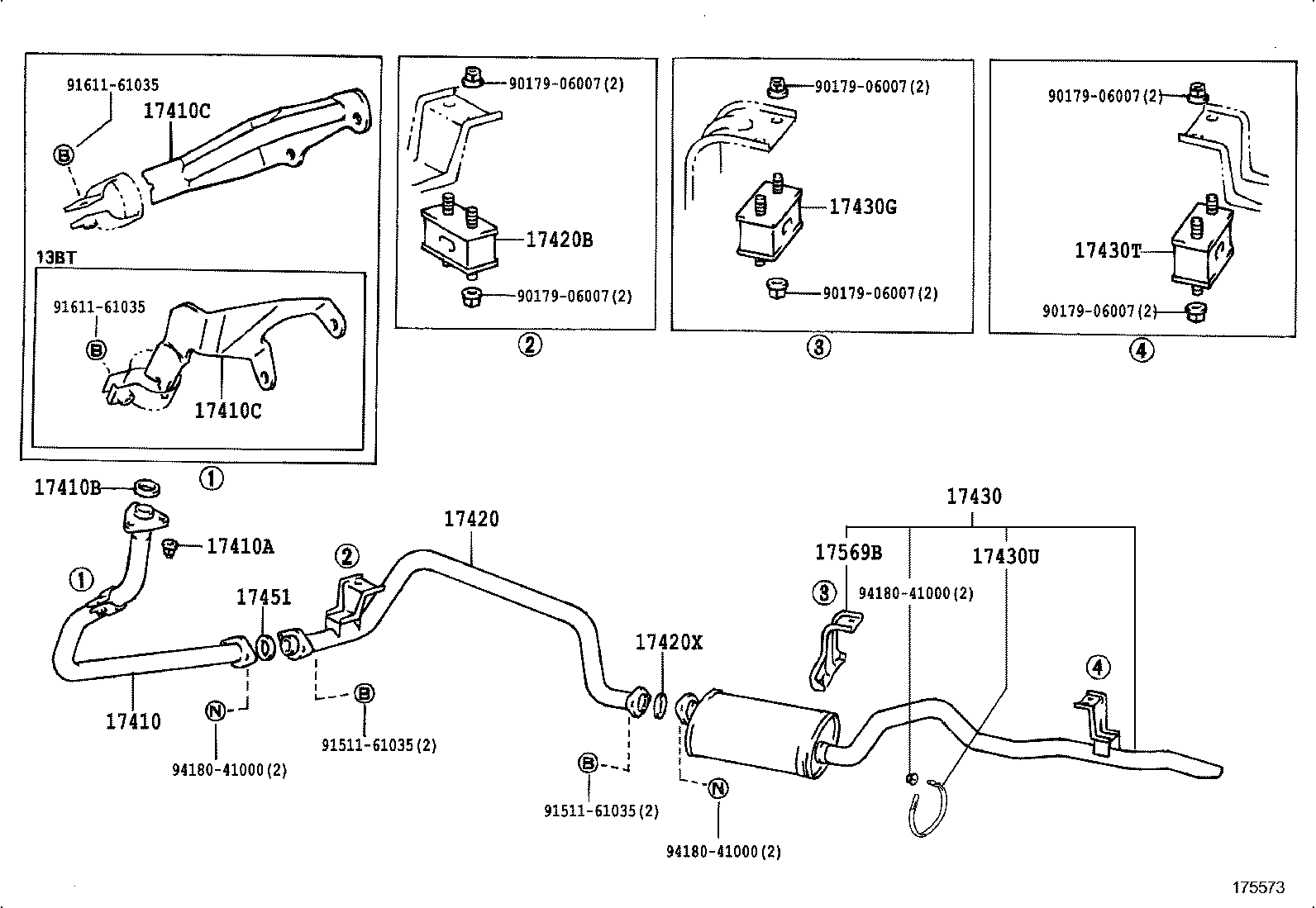  LAND CRUISER 70 |  EXHAUST PIPE