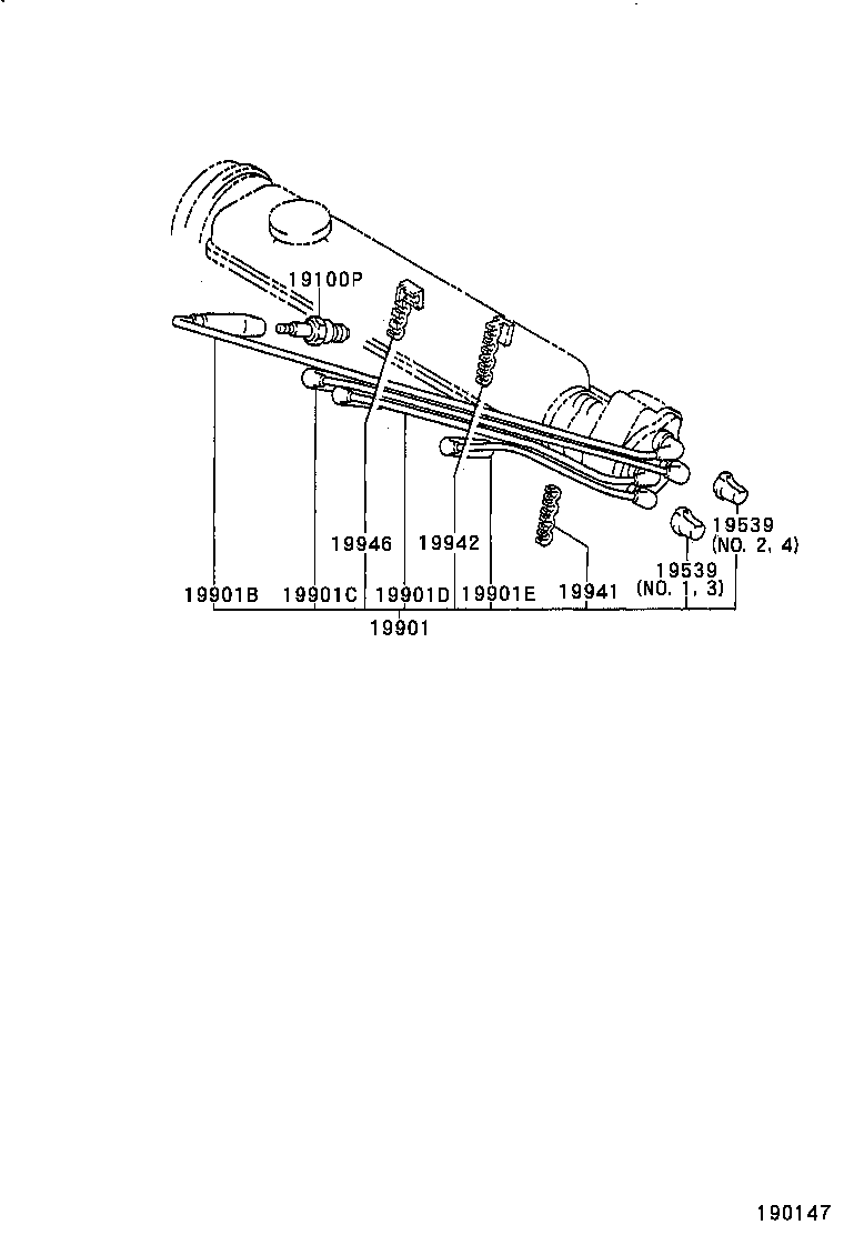  TERCEL |  IGNITION COIL SPARK PLUG