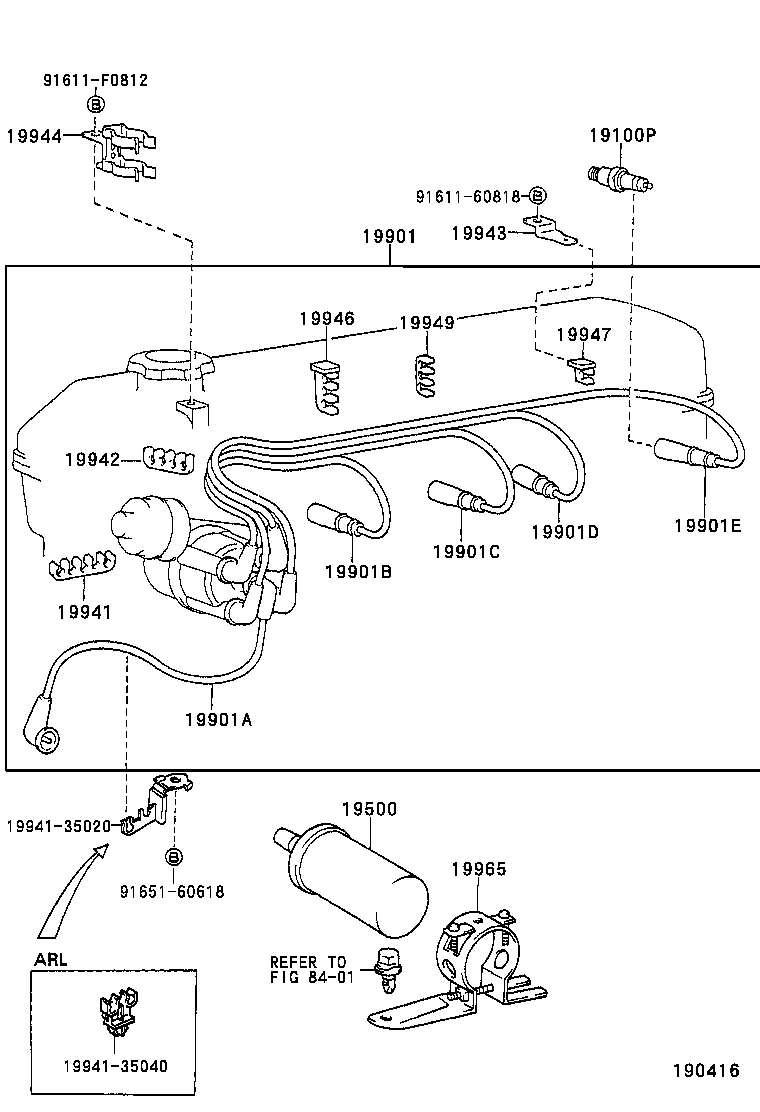  HILUX 2WD |  IGNITION COIL SPARK PLUG