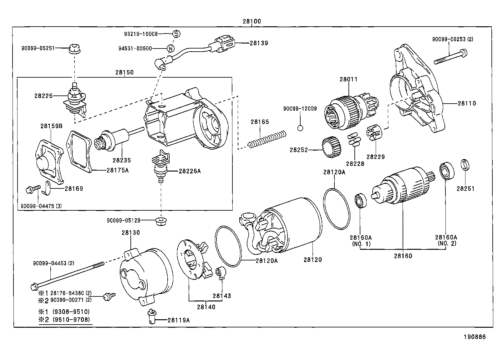  HILUX 2WD |  STARTER