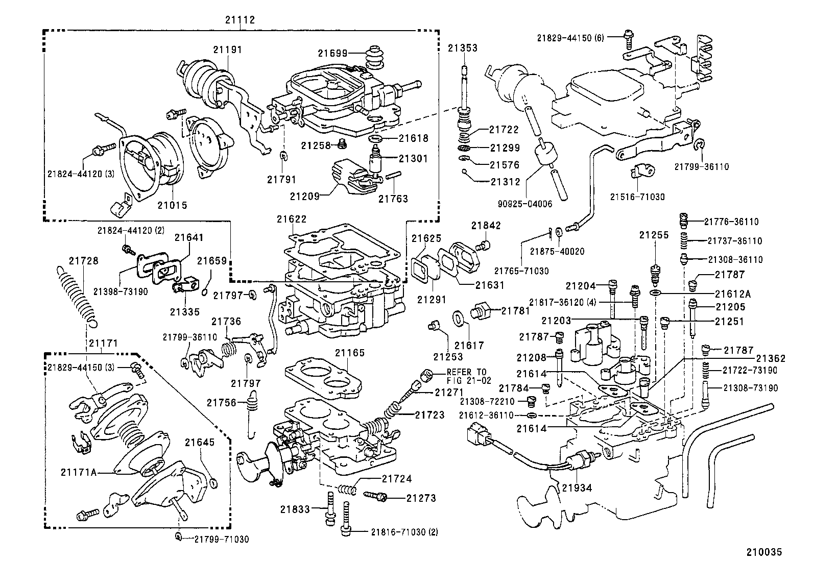  HILUX 2WD |  CARBURETOR