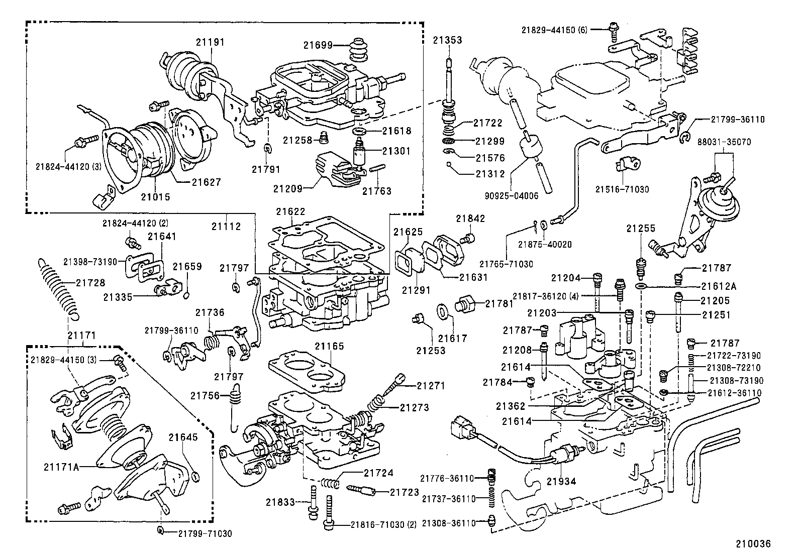  HILUX 2WD |  CARBURETOR