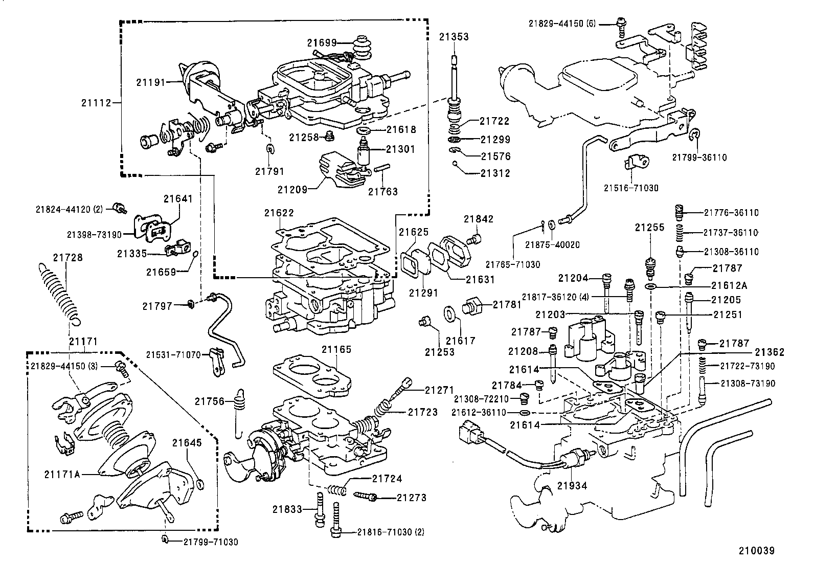  HILUX 2WD |  CARBURETOR