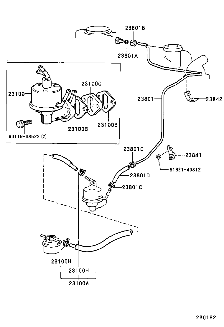  LAND CRUISER 70 |  FUEL PUMP PIPE