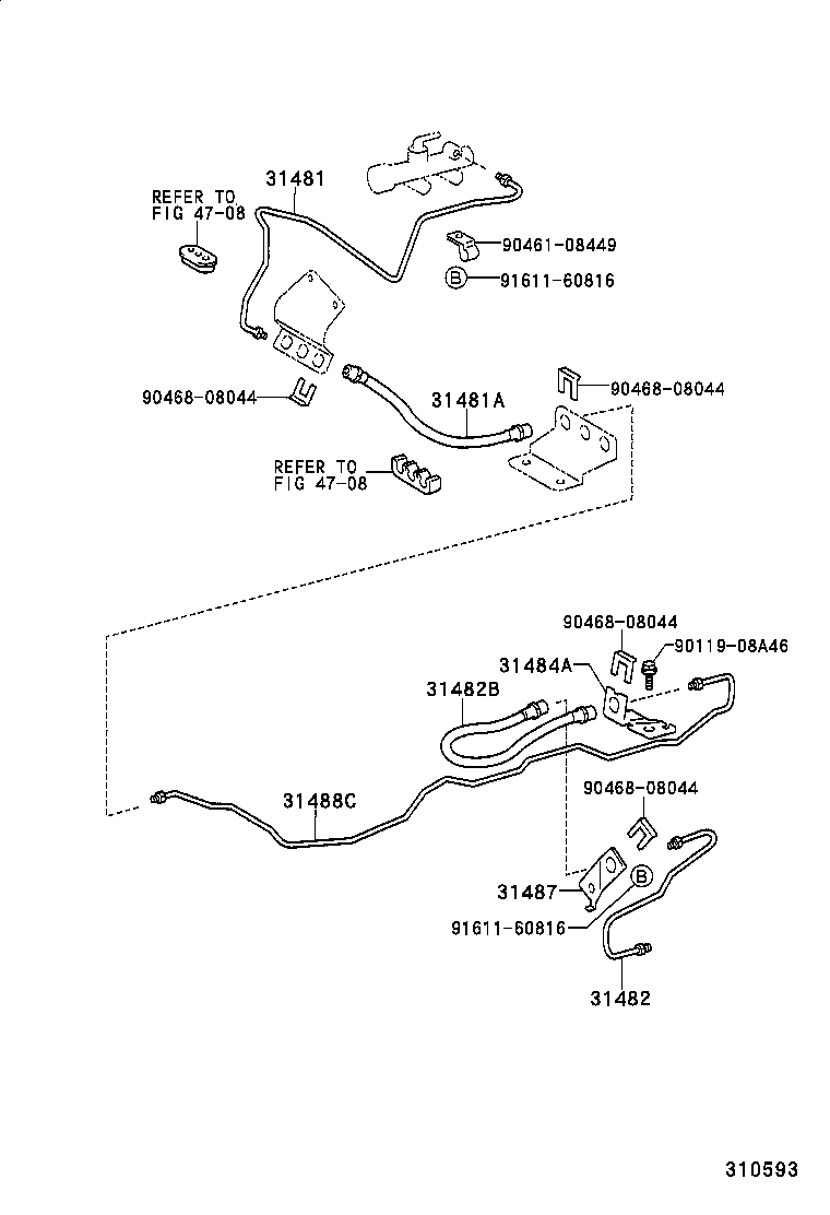  DYNA200 |  CLUTCH PEDAL FLEXIBLE HOSE