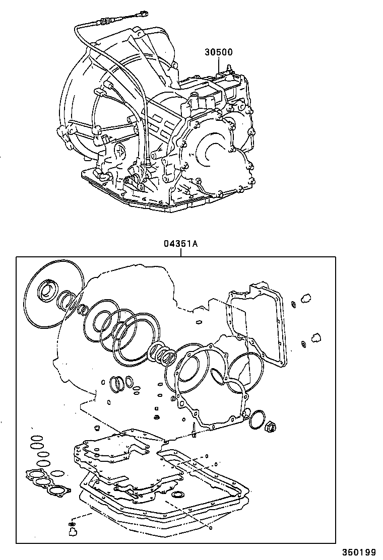  SOLUNA |  TRANSAXLE OR TRANSMISSION ASSY GASKET KIT ATM