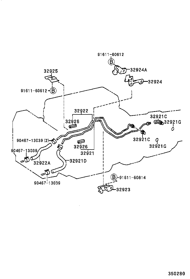  CROWN |  OIL COOLER TUBE ATM