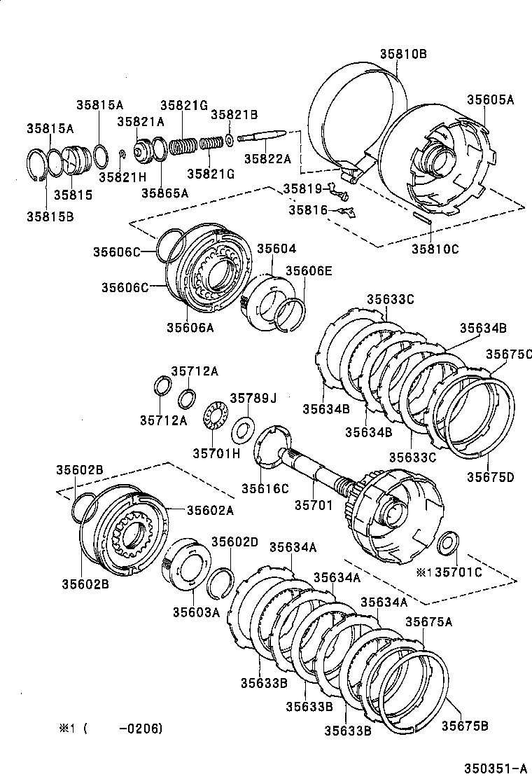  SOLUNA |  BRAKE BAND MULTIPLE DISC CLUTCH ATM