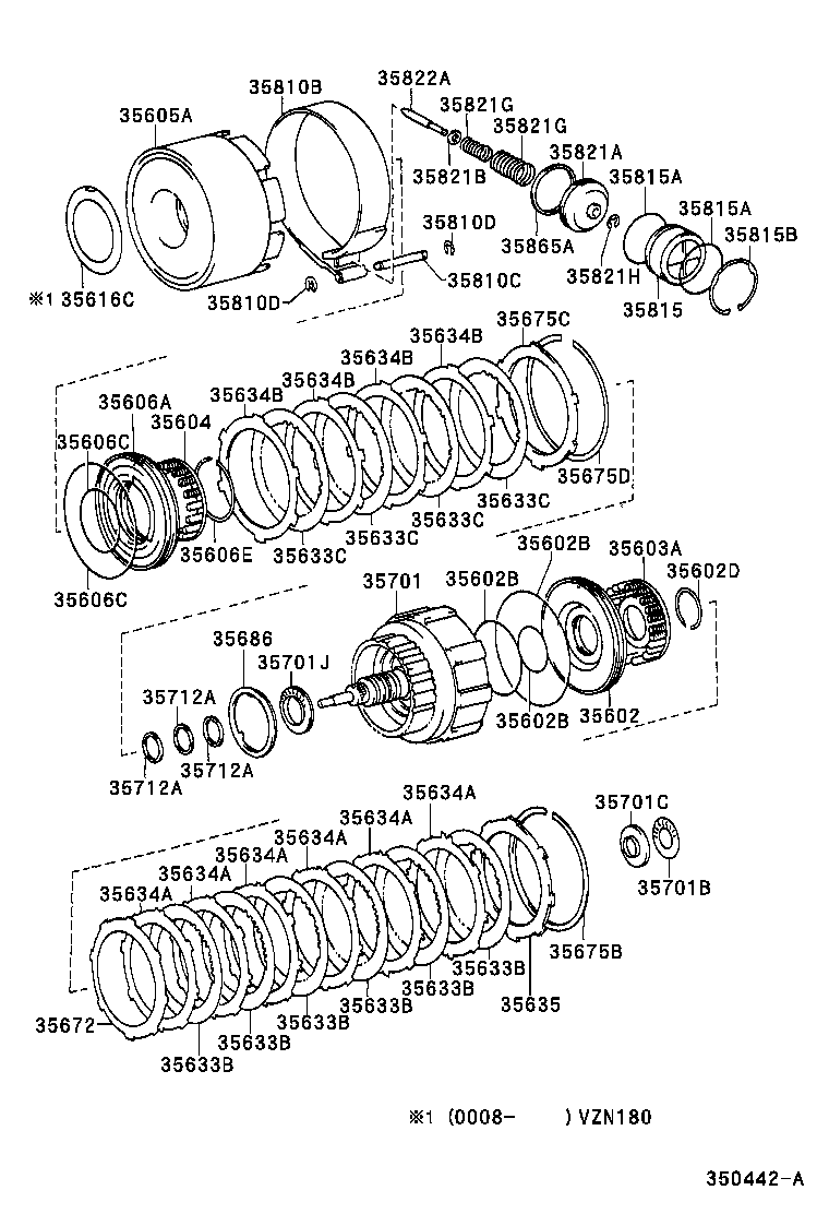  4RUNNER |  BRAKE BAND MULTIPLE DISC CLUTCH ATM
