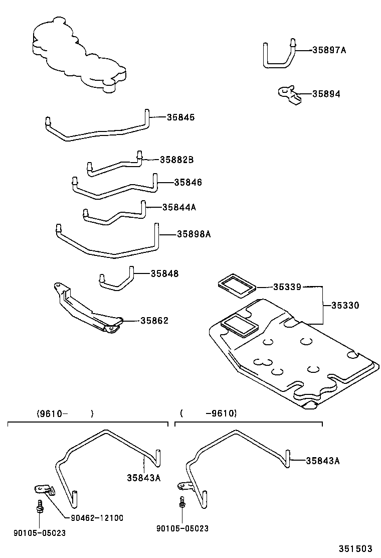  CAMRY JPP SED |  VALVE BODY OIL STRAINER ATM