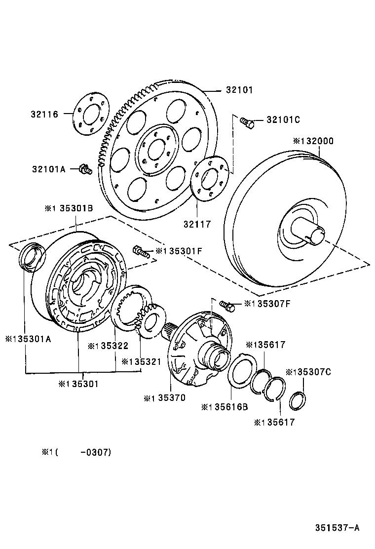  SOLUNA |  TORQUE CONVERTER FRONT OIL PUMP CHAIN ATM