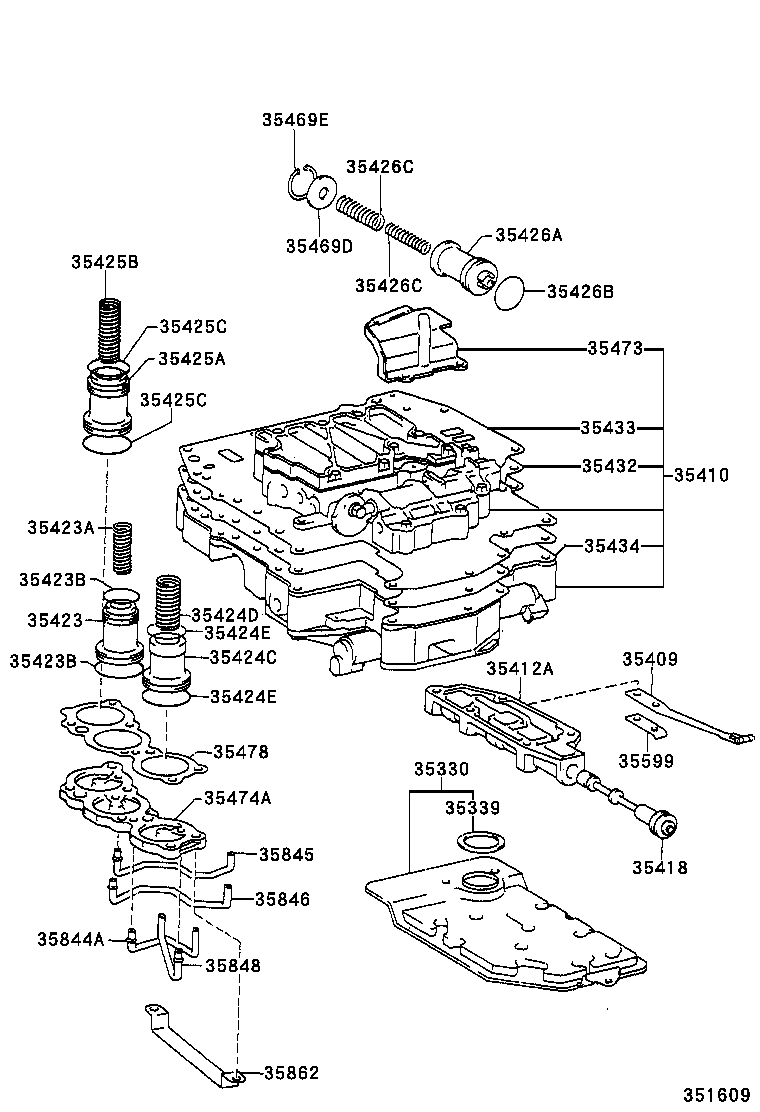  CAMRY JPP SED |  VALVE BODY OIL STRAINER ATM