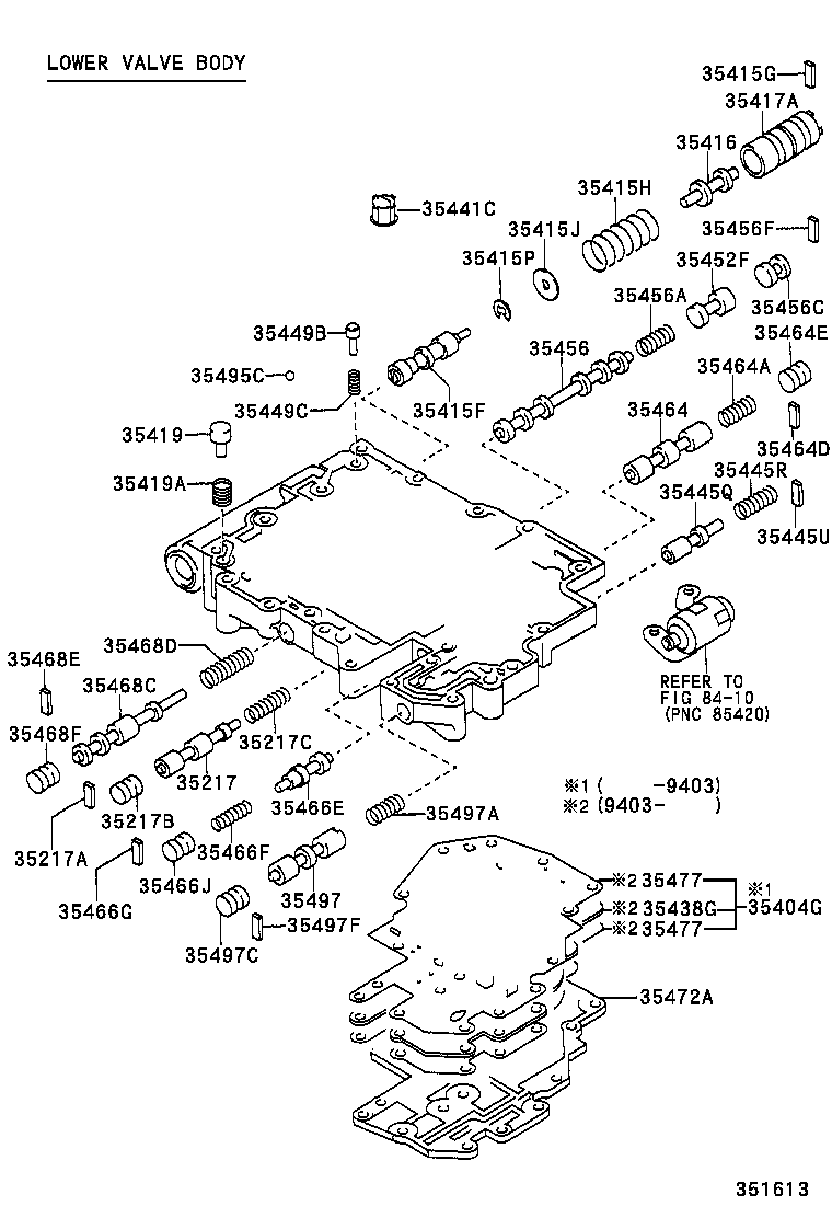  CAMRY JPP SED |  VALVE BODY OIL STRAINER ATM