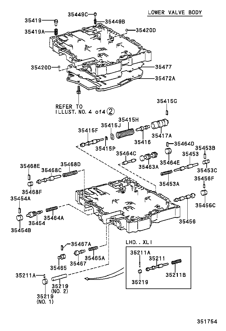  STARLET |  VALVE BODY OIL STRAINER ATM