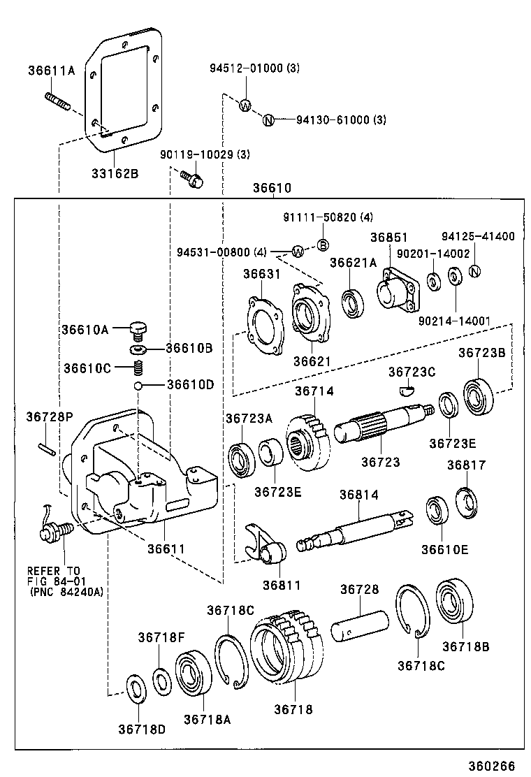  DYNA200 |  POWER TAKE OFF CASE GEAR