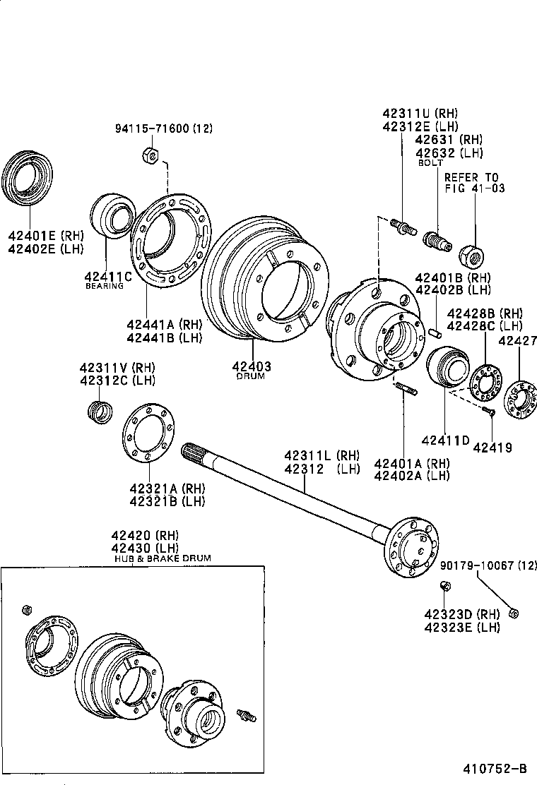  DYNA 150 |  REAR AXLE SHAFT HUB