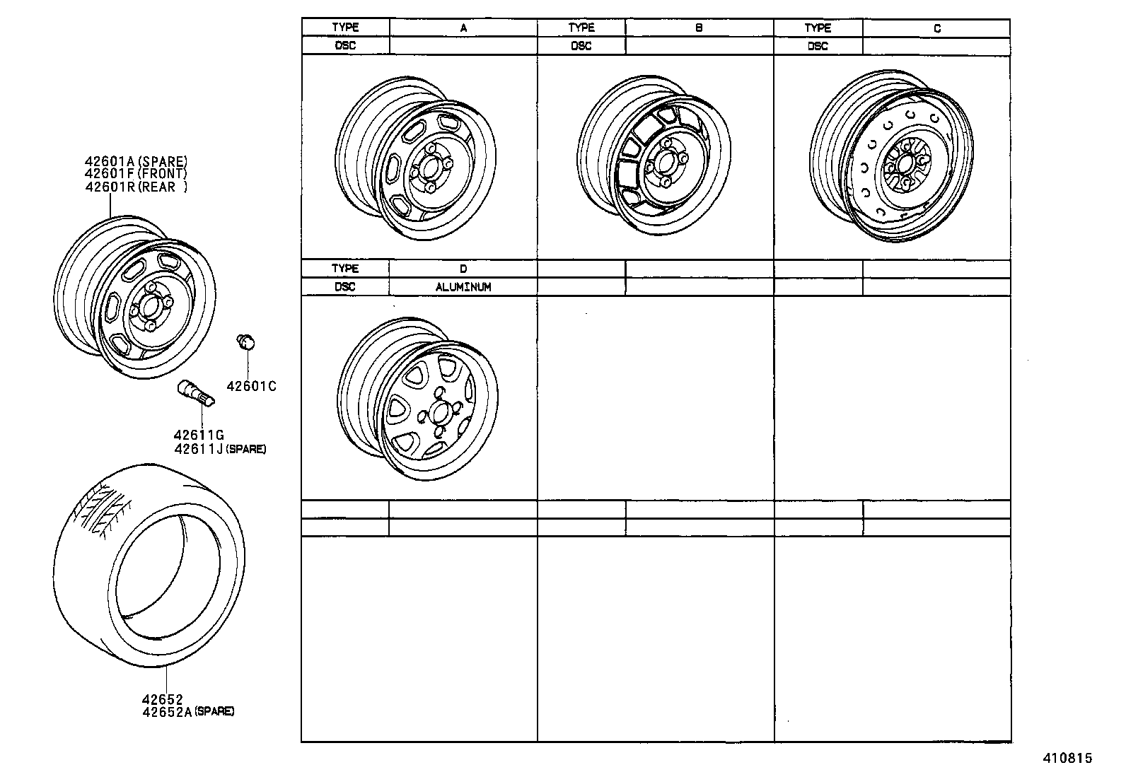 LITEACE VAN WAGON |  DISC WHEEL WHEEL CAP