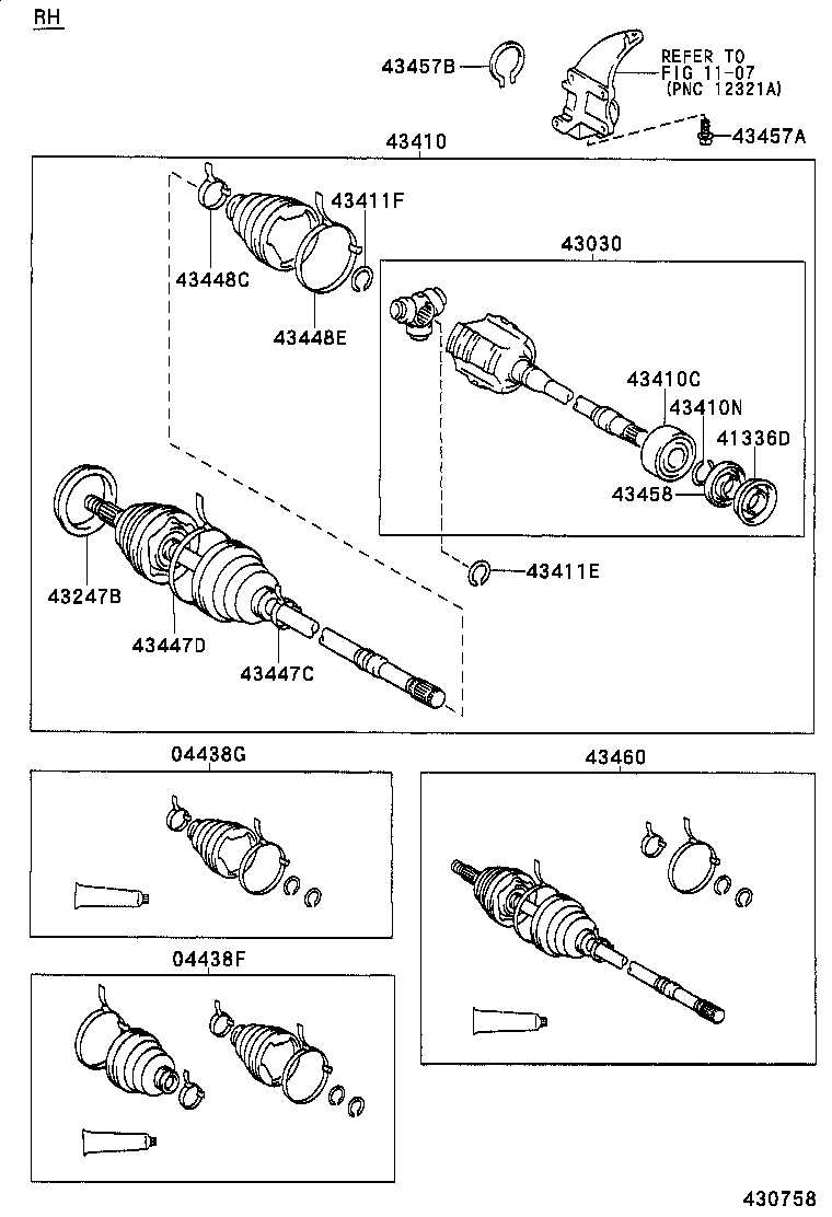  CAMRY JPP SED |  FRONT DRIVE SHAFT