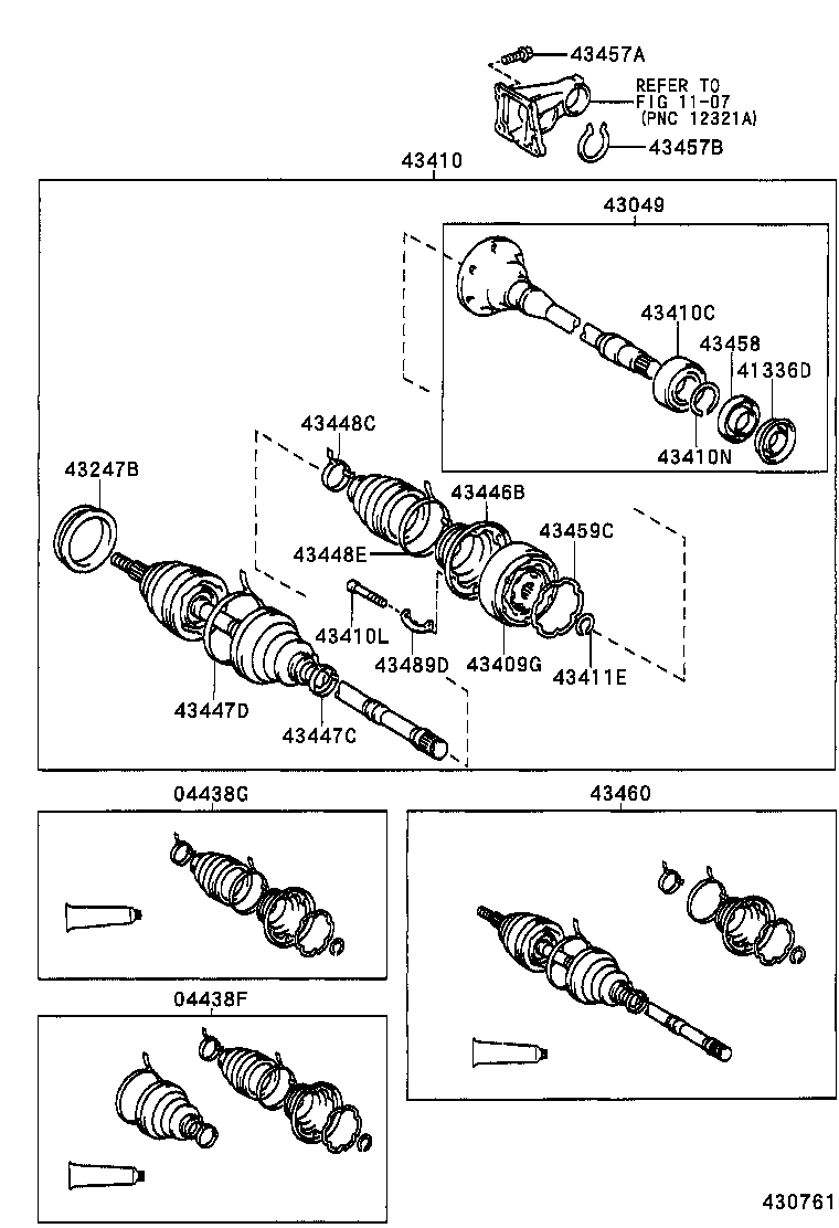  CAMRY JPP SED |  FRONT DRIVE SHAFT
