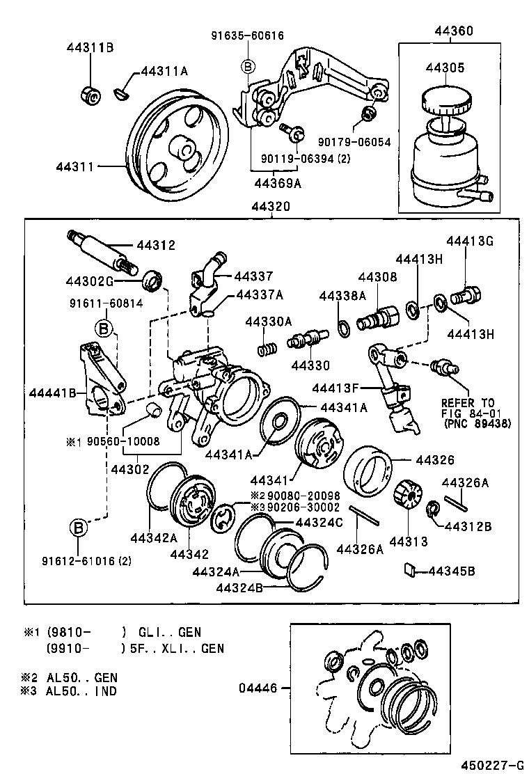  SOLUNA |  VANE PUMP RESERVOIR POWER STEERING