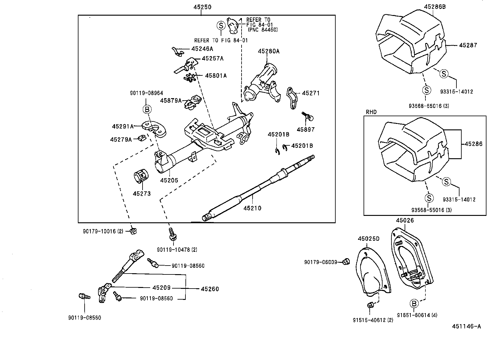  TERCEL |  STEERING COLUMN SHAFT